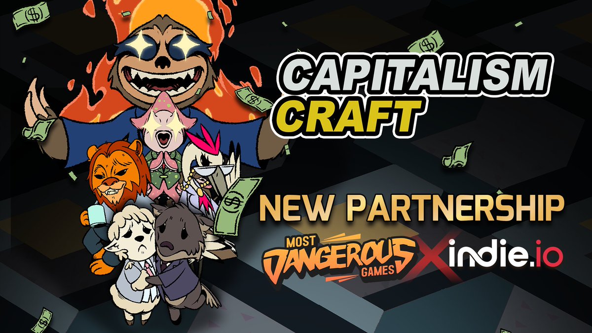 indie.io (@join_indie_io) on Twitter photo Be more than a cog in the machine in CapitalismCraft. 💵
In this capitalist utopia #ManagementGame from <a href="/MostDangerGames/">Most Dangerous Games - Wishlist GlaiveBound!</a>, exploit cute animal workers while you turn your fledgling company into an apex predator of the free market.
Wishlist on #Steam ▶ bit.ly/CapitalismCraft Be more than a cog in the machine in CapitalismCraft. 💵
In this capitalist utopia #ManagementGame from <a href="/MostDangerGames/">Most Dangerous Games - Wishlist GlaiveBound!</a>, exploit cute animal workers while you turn your fledgling company into an apex predator of the free market.
Wishlist on #Steam ▶ bit.ly/CapitalismCraft