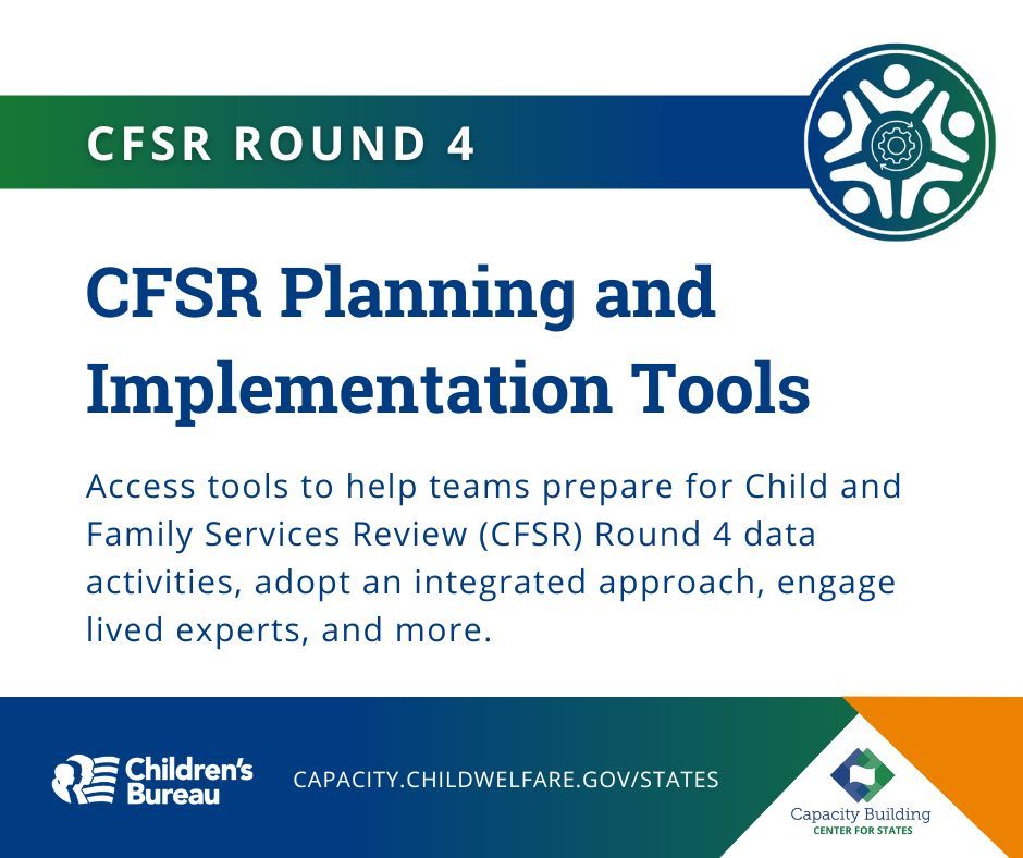 Learn more about statewide data indicators, including their definitions, calculation specifications, data requirements, and national performance values for CFSR Round 4, using resources and tools in this series: buff.ly/3ulKenE