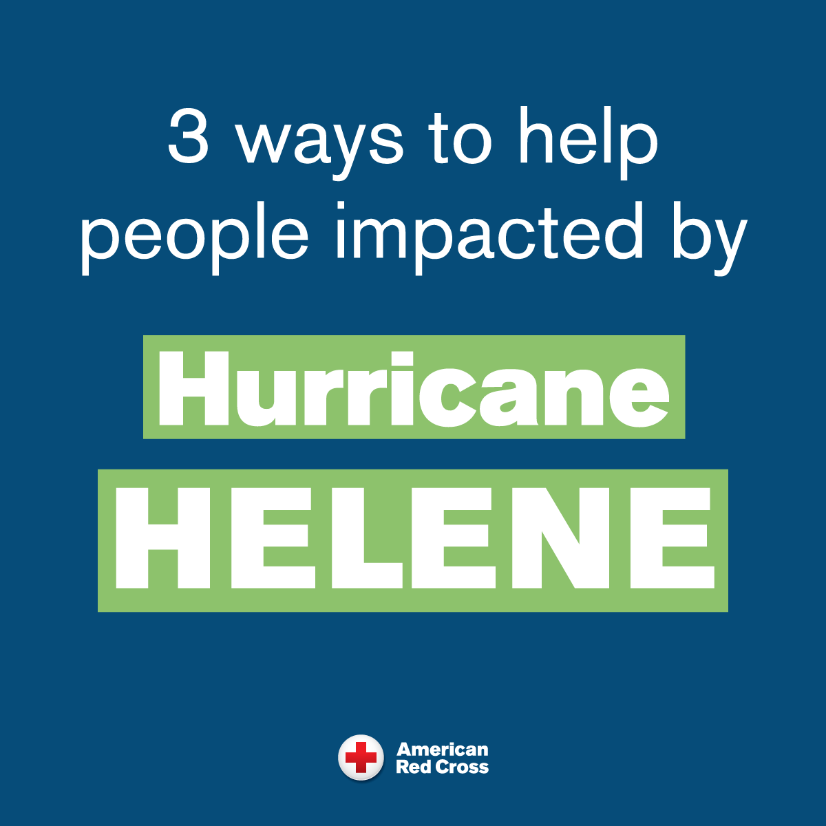 Hurricane Helene caused devastating damage to Florida’s Big Bend region and continues to barrel through Georgia as it makes its way north. 

Our hearts are with everyone impacted by the storm. ❤️

As we learn more about the full scope of the damage, there are three things you can
