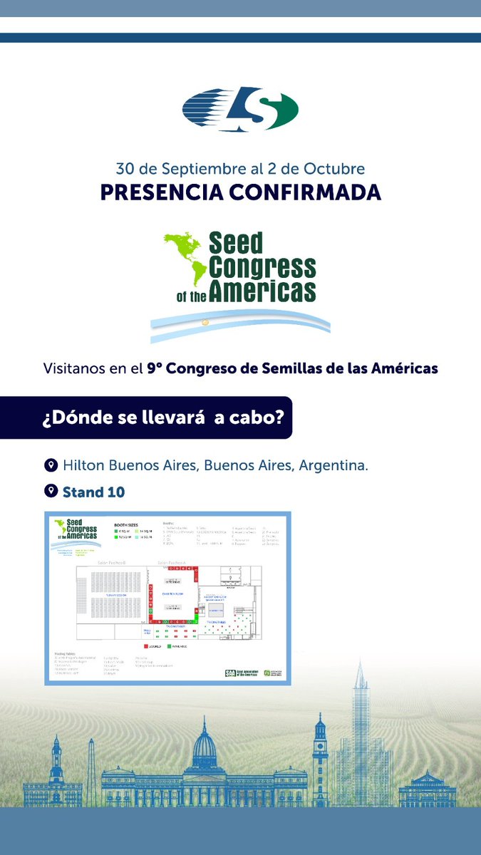 LSELECTROMECAN1's tweet photo. LS Nuevamente presente en el Seed Congress of Americas. https://t.co/eR6yjsuGcZ