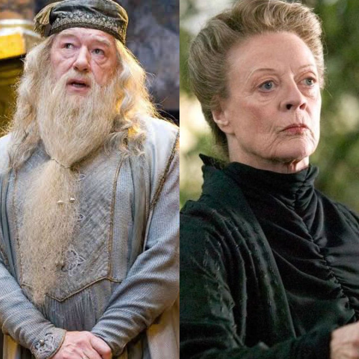 SE FUERON EL MISMO DÍA 💔 El 27 de septiembre de 2023 falleció #MichaelGambon, actor de #AlbusDumbledore. Hoy, 27 de septiembre de 2024 falleció #MaggieSmith, actriz de #MinervaMcGonagall 😭

Día muy triste para los fans de #HarryPotter