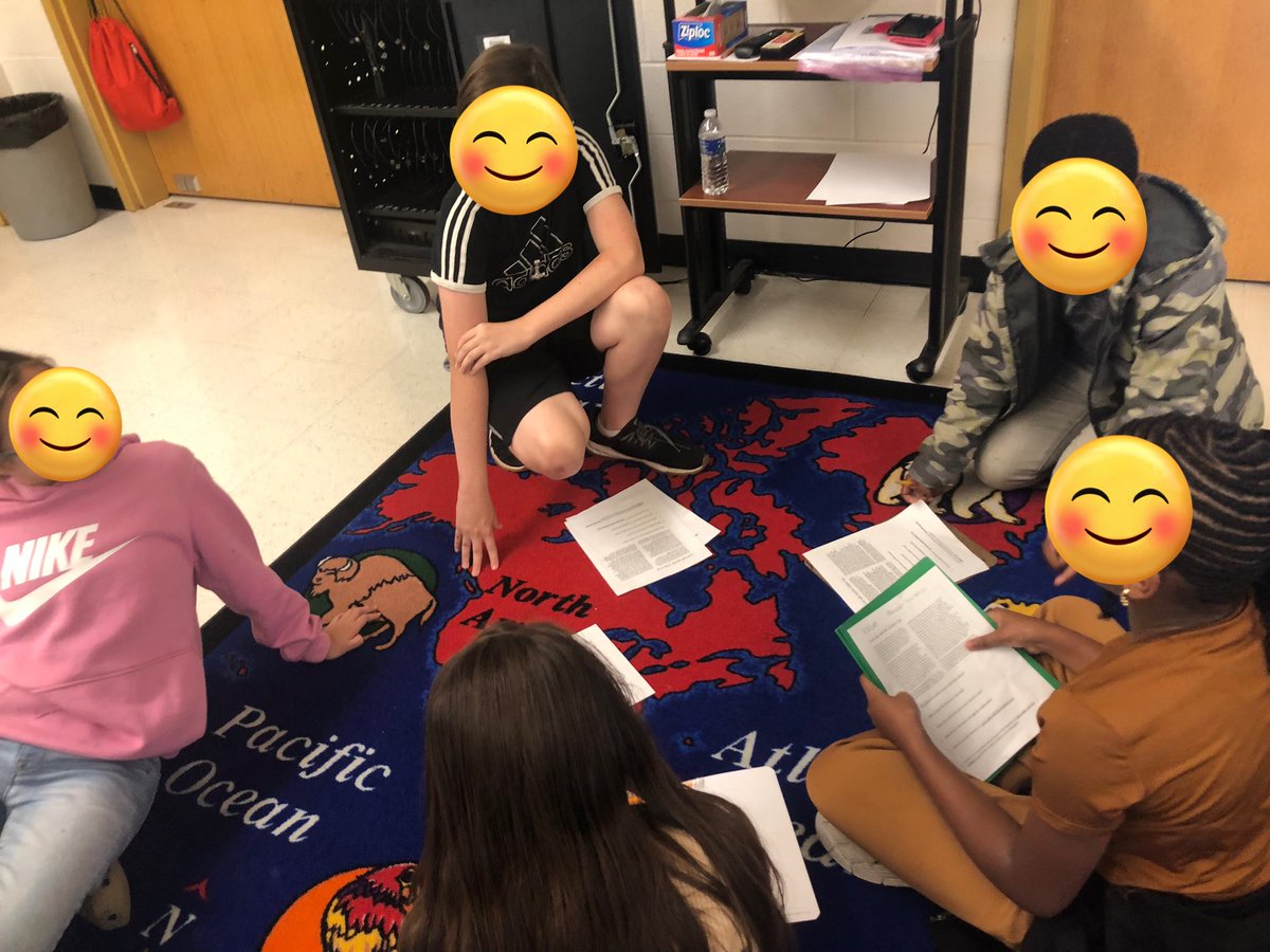 millendez30's tweet photo. Maximizing student’s collaborative efforts through small groups because children learns when they are given the chance to figure things out on their own. 
#participatelearning  #unitingourworld https://t.co/9ytbIseiZR