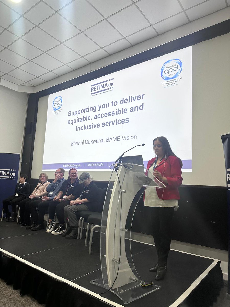 RetinaUK's tweet photo. A very inspiring final session! Our expert speakers shared practical tips on how we can work to deliver services that are inclusive, equitable, and accessible. What were your takeaways? Discuss in the comments! #RetinaUKConf24 #Inclusion #Accessibility #ProfessionalsConference https://t.co/dXT9D9crtx