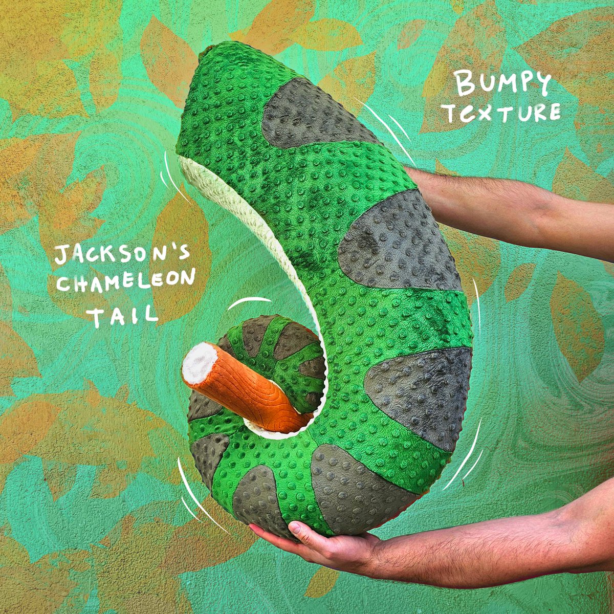 YuyoCreations's tweet photo. This one is a bit shy, but give it some time and it might show its true colors!

The tail seemed a bit lonely, so I added a emotional support branch for balance, and good company 🥰❤️

#fursuitfriday #fursuitmaker #chameleon #scalie https://t.co/ynaY7xJazd