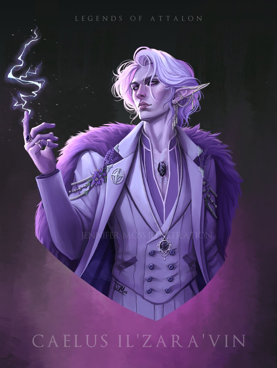 JenoftheFar's tweet photo. The second commission from my lovely co players as we ready our selves to start our new campaign Legends of Attalon. This is the handsome Astral Elf Caelus Il'Zara'Vin, a young noble who gained the power to control storms 

#commissionsoopen #DnD #dndart  #dungeonsanddragons https://t.co/Ounv2LxtIU