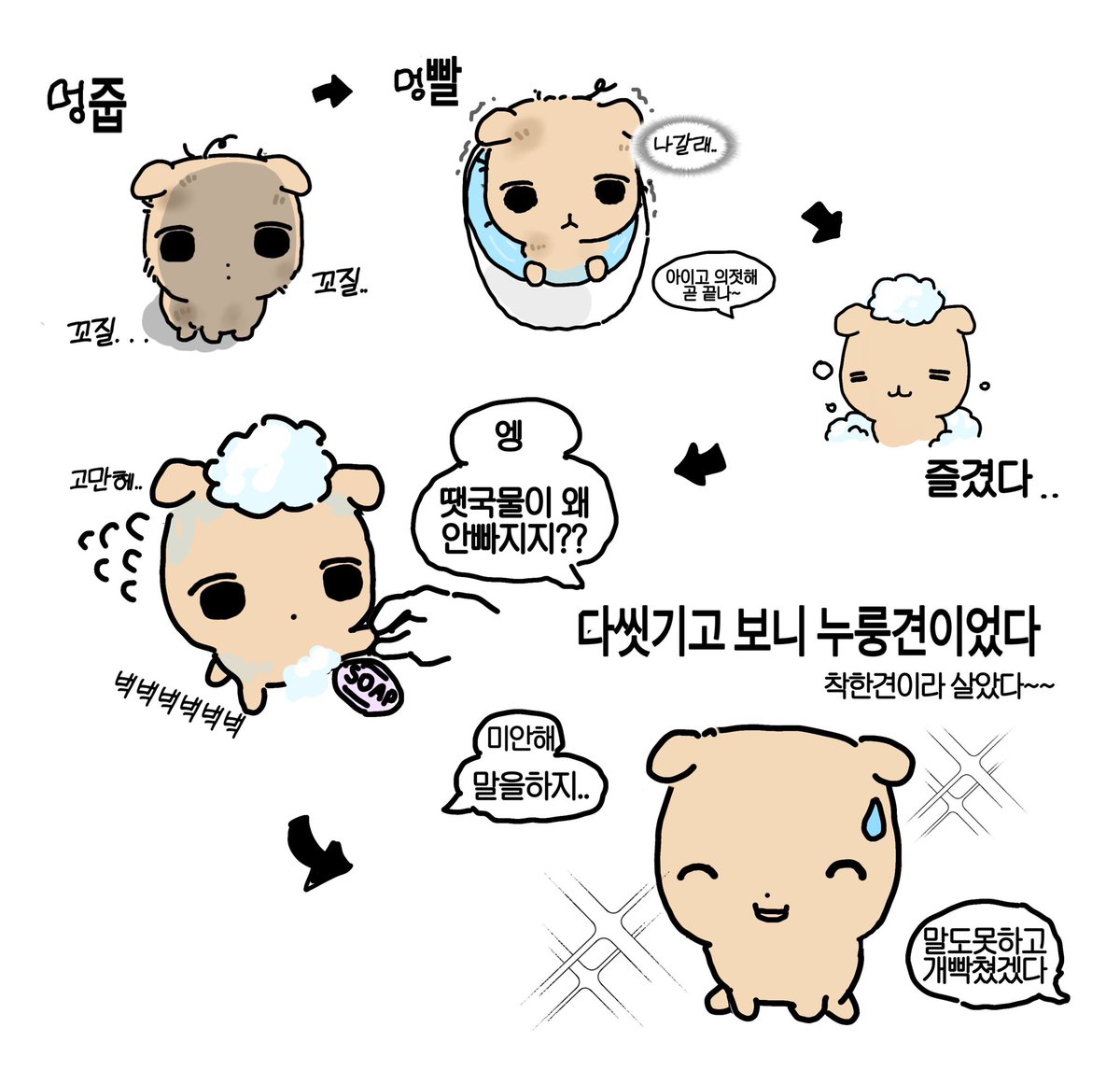 누룽견.. (귀여워서그렷어욯.....)