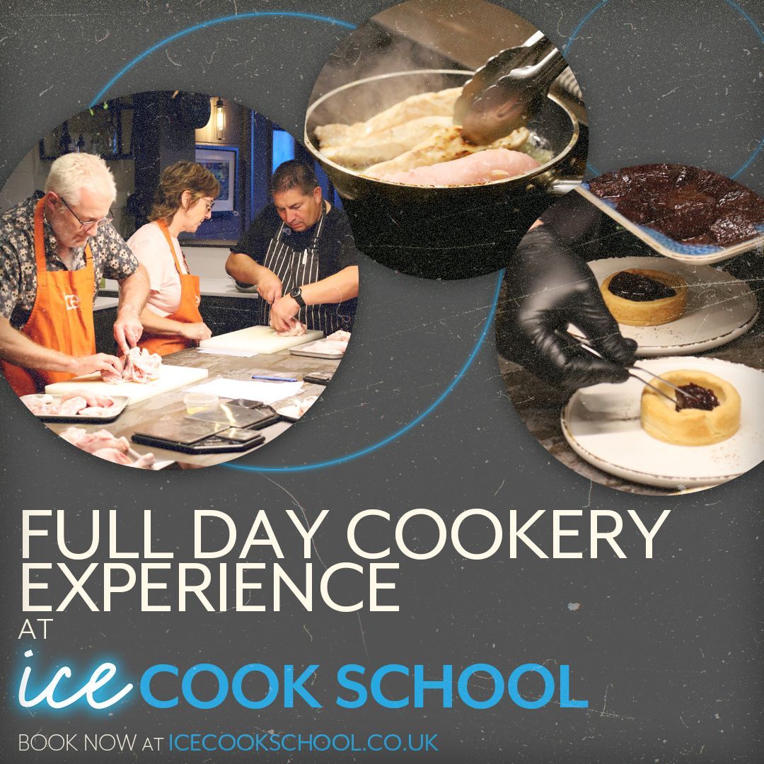 ICEsuffolk's tweet photo. 🧑🍳Join Us for a Full Day Cookery Experience at ICE Cook School!
Saturday 5th October | 10am – 4pm
Create a range of exciting, seasonal dishes using top-of-the-line equipment—guided by our expert chefs!🍳🍽️
👉Book now at https://t.co/OQoyUt8BFe
#cookingclass #cookschool https://t.co/nMmbnRhrz1