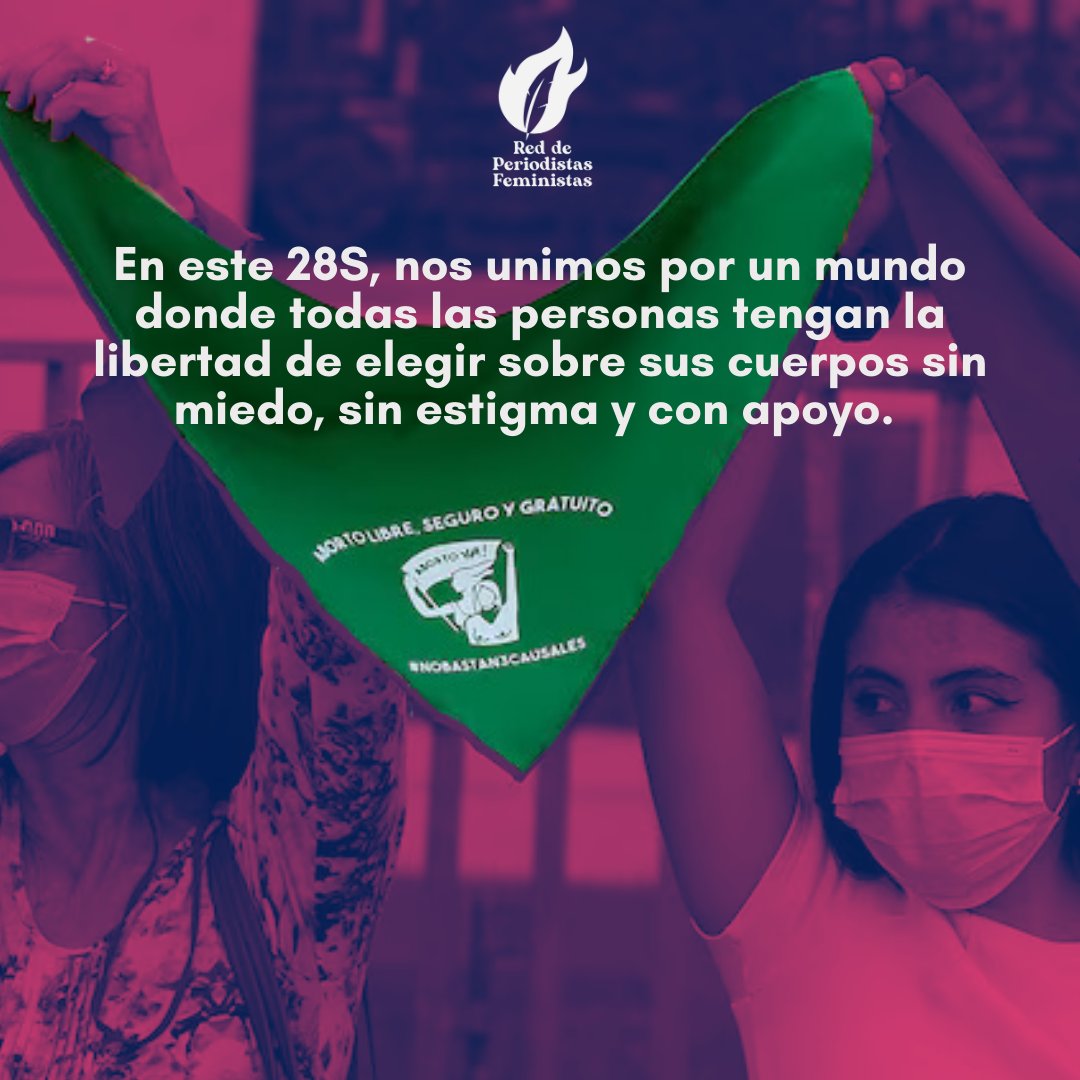 redperiofem's tweet photo. #28S | Por el derecho a decidir 🌿

Hoy conmemoramos el Día por la Despenalización del Aborto en América Latina y el Caribe. Desde la @redperiofem  reafirmamos que el aborto legal y seguro es un acto de amor, solidaridad y derechos.

 #AbortoLegal #AbortoEsDerecho #AbortoSeguro https://t.co/lDbT1kbxGB
