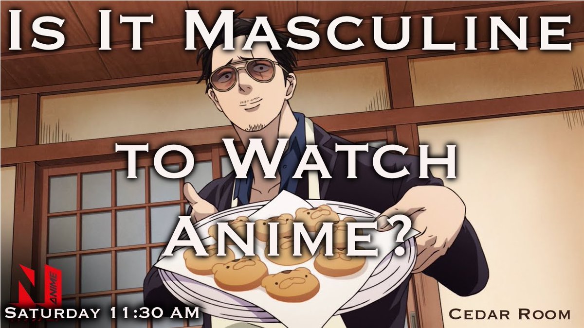 skeletoncrewcon's tweet image. Everybody knows u can’t spell anime w/o “man,” but is anime fandom sigma grindset compatible? Can you truly be an alpha and stay up to date w/the latest chapter of JJK? Is cosplay just for girls???
These are the kinds of questions we look to answer on
Saturday, 11:30am
Cedar Room