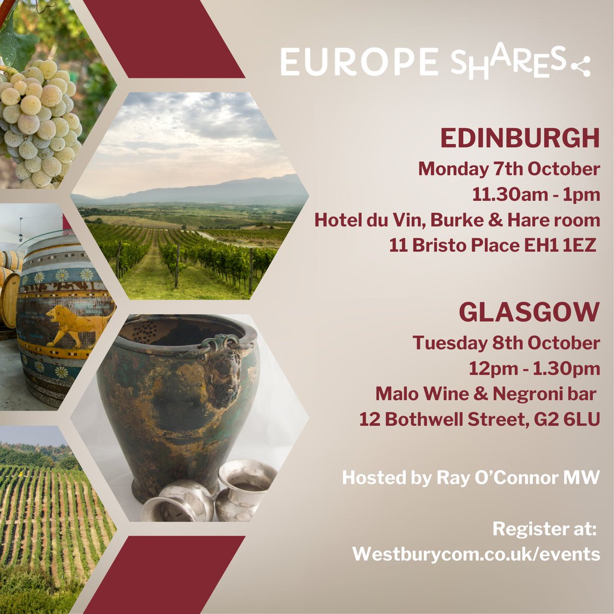 Bulgaria is coming Scotland.. Ray O'Connor MW will be hosting two trade masterclasses in both Edinburgh 7th Oct &amp; Glasgow 8th Oct.
Please register through our website - westburycom.co.uk/thracian-lowla…
Look forward to sharing a Mavrud or two with you