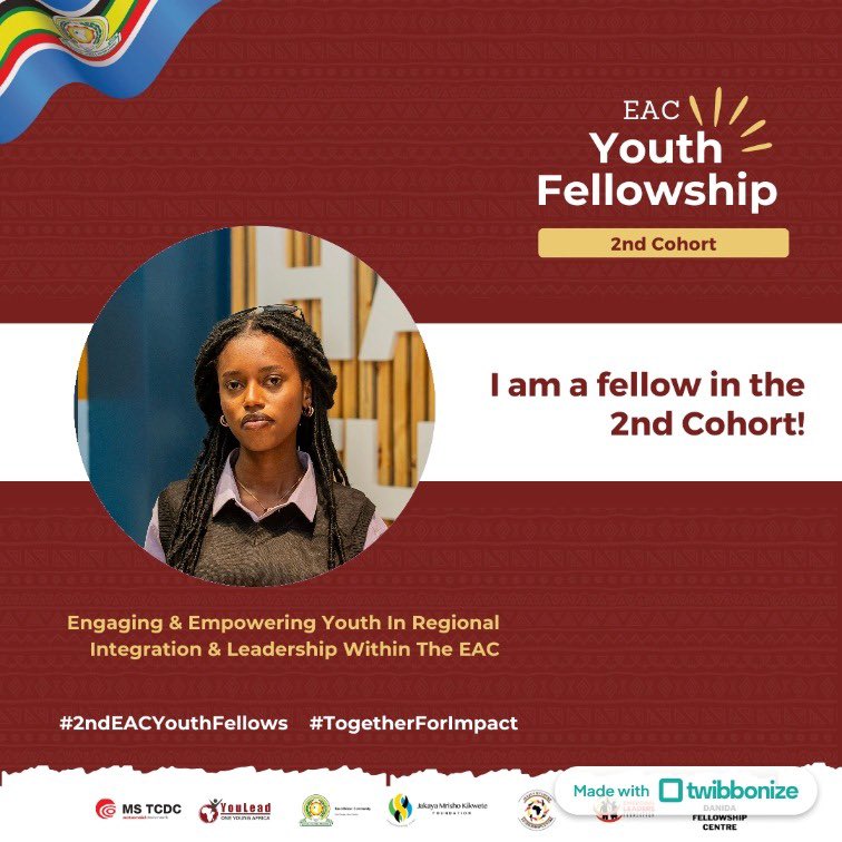 Divine__Ikirezi's tweet image. Excited to announce that I’ll be part of the #2ndEACYouthFellows ! Looking forward to learning, mentorship, and collaborating with brilliant young minds from across the EAC. Let’s drive change together! #TogetherForImpact