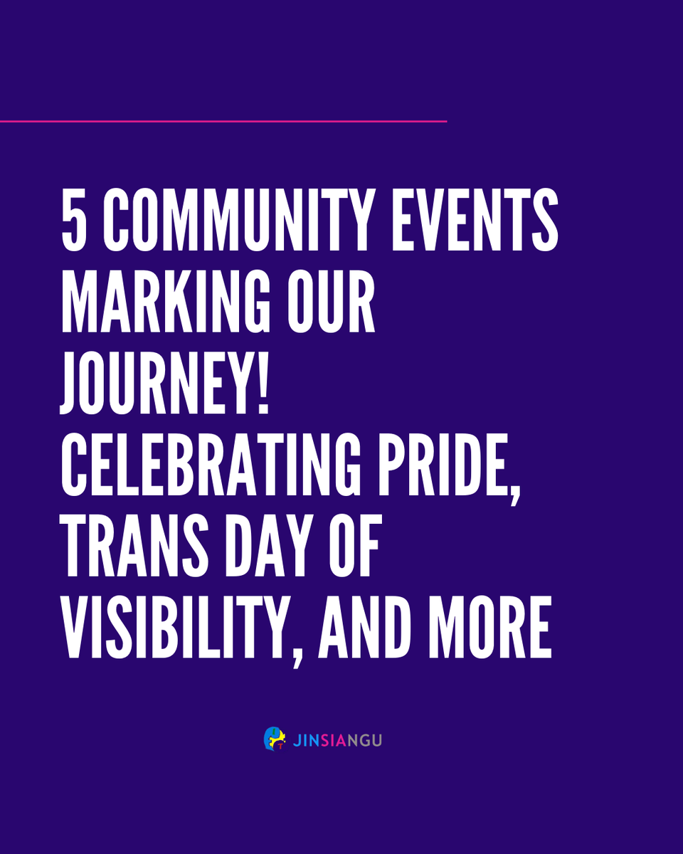 Jinsiangu's tweet photo. 🚀 Highlights from FY24!
1️⃣ 17 trainings for ITGNC individuals
2️⃣ 5 impactful community events 🌟
3️⃣ 24 support groups for connection and growth
Stay tuned for more details in our upcoming blog! 📝 #ITGNC #HIVAwareness #CommunitySupport #Transhealth #Intersexhealth #Queerhealth https://t.co/Gwo47nhQaG