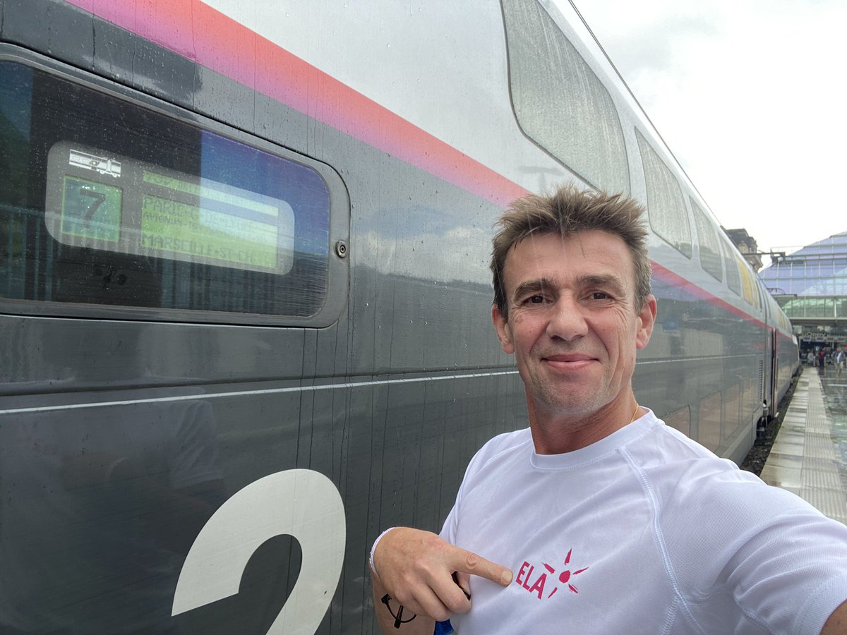 #4MarathonsEn1WeekEnd 
<a href="/ELAOfficielle/">Association ELA</a> 

Défi pour les enfants et les familles ELA 
Déjà 1 marathon et demi de fait

Maintenant Direction Marseille
<a href="/GroupeSNCF/">Groupe SNCF</a> <a href="/NicoMellin/">NICO Mellin</a> 

Pour soutenir la recherche 
cagnotte.ela-asso.com/participant/4-…