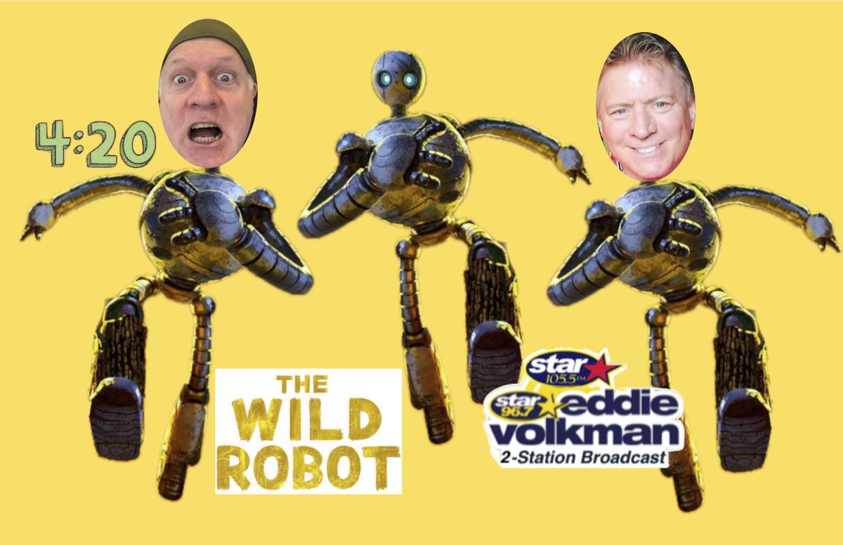 ubercritic's tweet photo. METAL HEADS! Appearing on @EddieVolkman Show ... 3-7p on 2 stations ... STAR 96.7 and STAR 105.5 (online https://t.co/hdnxPWv0Bs)
Reviewing #TheWildRobotMovie (#intheater 9/27) FRI SEPT 27 4:20p π±
@LorraineEvanoff @KICKSEAT @frankschicago @hannahbonair https://t.co/QcQT88WWSF