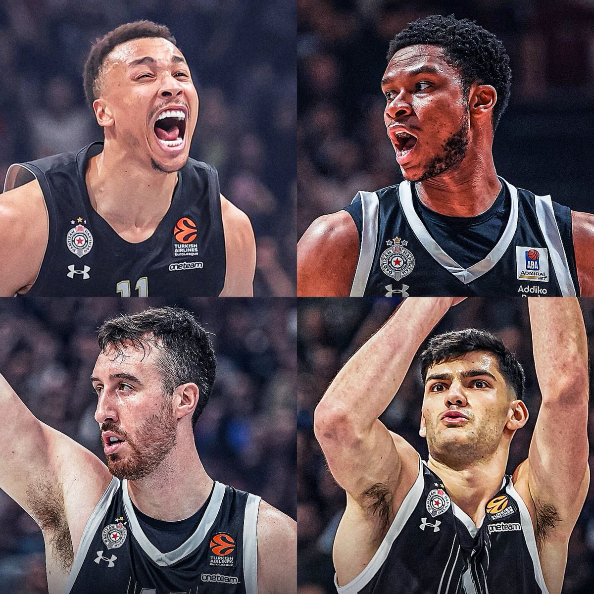 BasketNews_com's tweet photo. In the last 2 seasons, 4️⃣ Partizan players have made the leap to the NBA 🤩

🇦🇺 Dante Exum
🇺🇸 PJ Dozier
🇺🇸 Frank Kaminsky
🇷🇸 Tristan Vukcevic https://t.co/vMKhf2ug5R