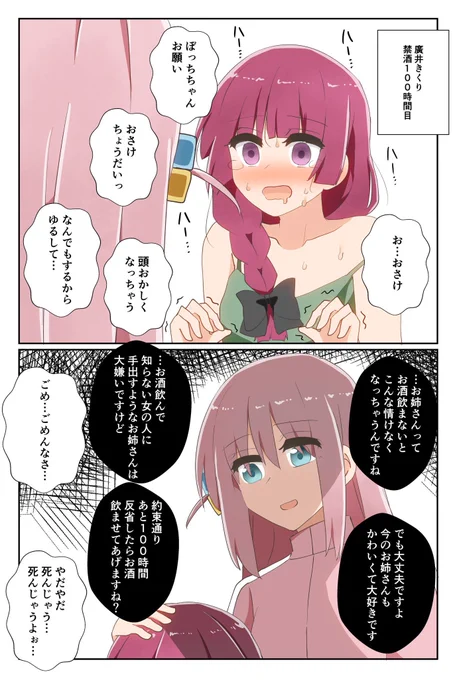 廣井きくり誕生日おめでとう再掲漫画(最悪すぎる内容) 