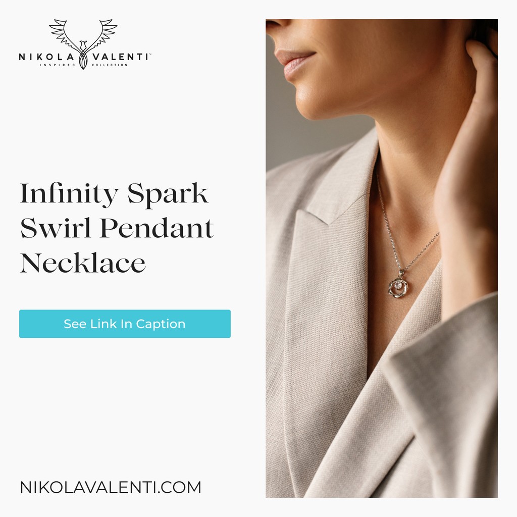 nikola_valenti's tweet image. Define elegance with every detail. The Infinity Spark Swirl Pendant is yours to claim. Enhance your look with this symbol of everlasting beauty. Get yours FREE at tinyurl.com/infinityspark #TimelessElegance #FreeJewelry #NikolaValenti