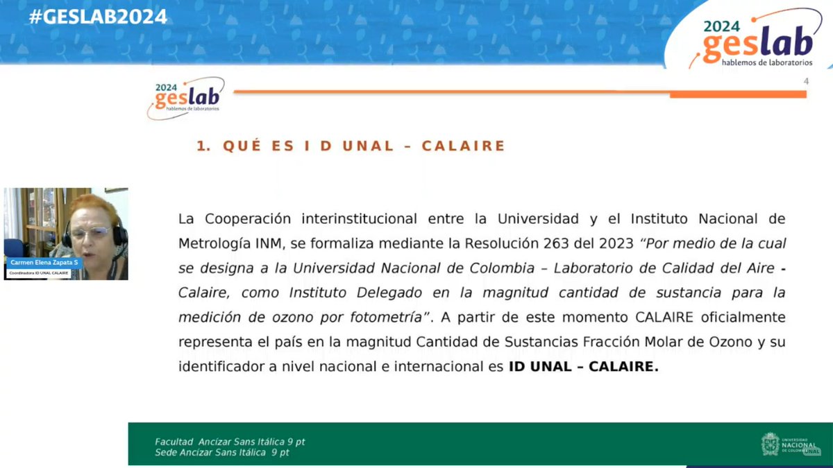 VRIUNAL's tweet photo. @UNALOficial Comenzamos la última jornada de nuestro evento con la prof. Carmen Elena Zapata @fminas @MedellinUNAL y #LaboratoriosUNAL #CALAIRE, instituto designado @INMColombia.
🔴📡 #GESLAB2024, día 3: https://t.co/buyDCfyMRy | @MuneraLeopoldo @UNALoficial @DIEB_UNAL @DIEUNMED #UNAL https://t.co/nn9TNpflkM