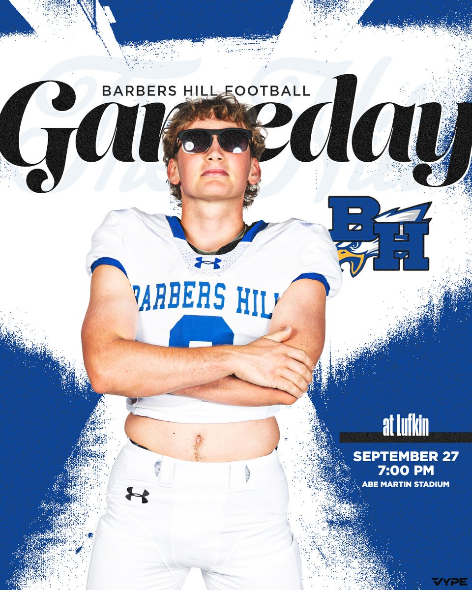 It is GAME DAY Eagles! Make the trip to Lufkin to support our Eagles as we kick off District play! #EFH