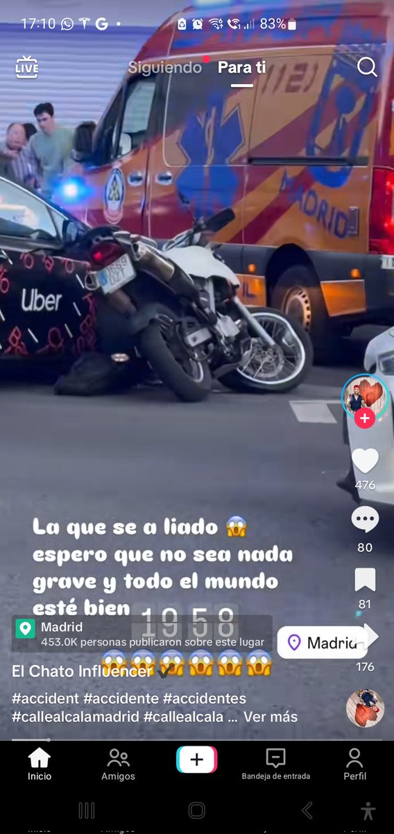 Taxistatuiteroo's tweet photo. Otra vez @Uber
#vtc #kamikaze #Madrid #nosontaxi #uberoff https://t.co/H351e3Aob3
