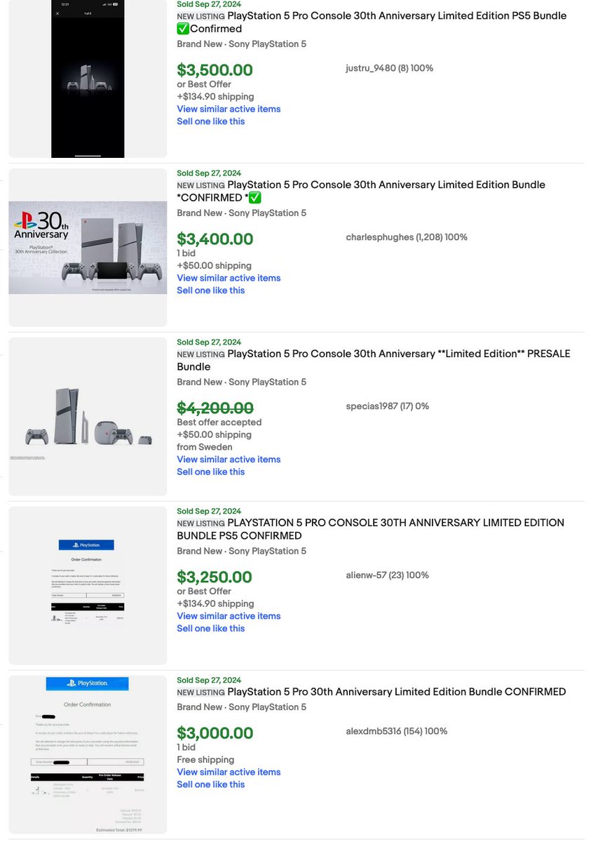 DealsBadMan's tweet photo. PlayStation 5 Pro 30th Anniversary Limited Edition Bundle for $3000+ is a Bad Deal https://t.co/gQMmkRyh6o