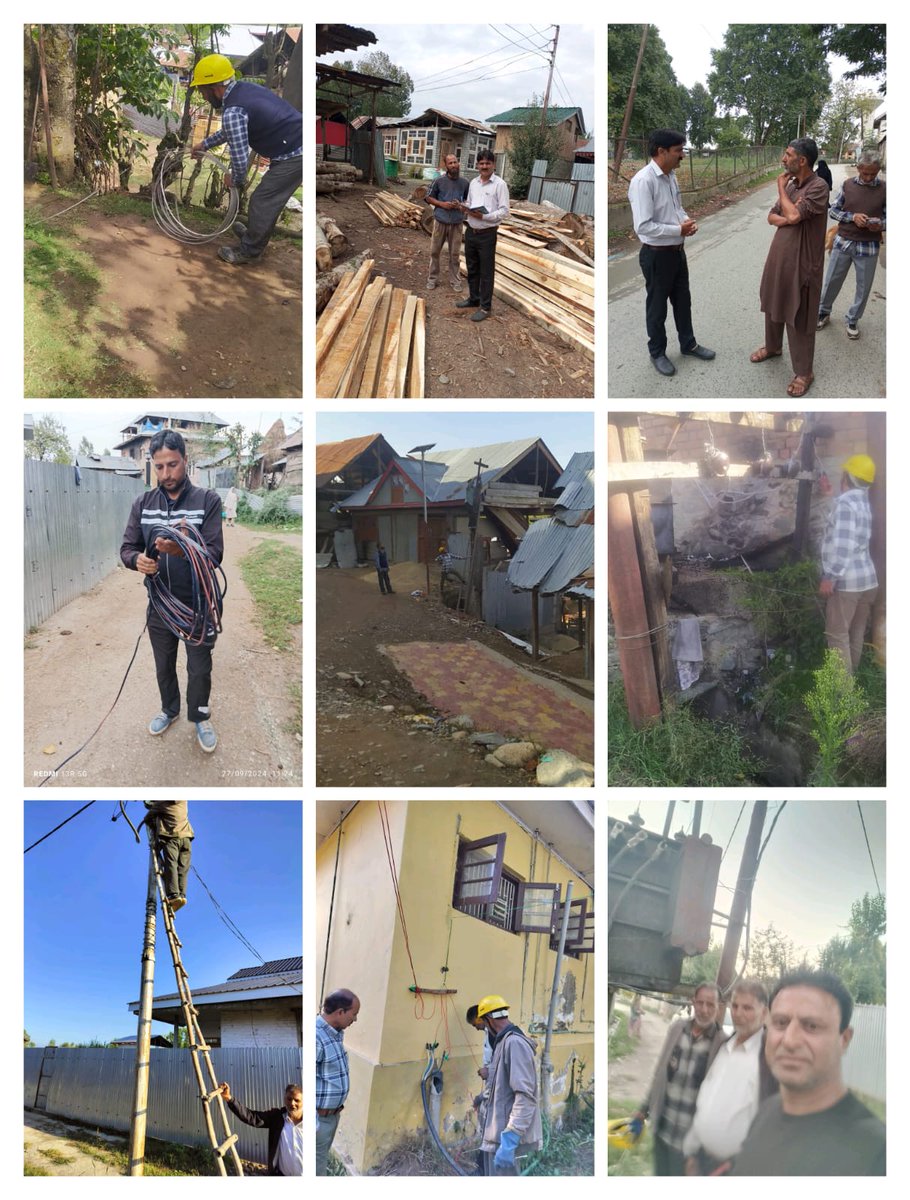 kpdcloffice's tweet image. #RevenueDrive
Team #KPDCL working hard for its excellence.
Inspection , disconnection and revenue realization drive across various sections of #ESD 📍 Watergam. Er Aftab Hussain Mir, SDO 
@diprjk @OfficeOfLGJandK @MinOfPower @DullooAtal @GreaterKashmir