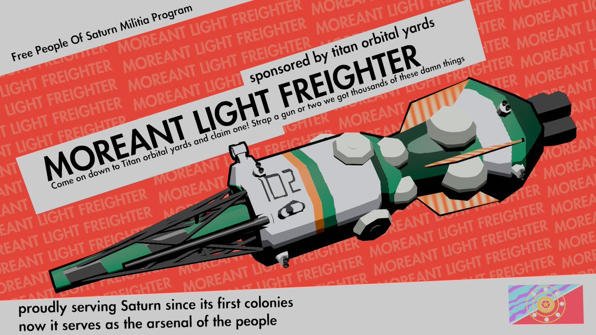 RandolphC84432's tweet image. #SST24
For the people that didn&apos;t really feel like uploading their consciousnesses to pilot the heavy hitter ships, the ringers just gave away these freighters that they had on stockpile, some of these are older than even the first colonies on Saturn&apos;s moons
#spaceshiptember