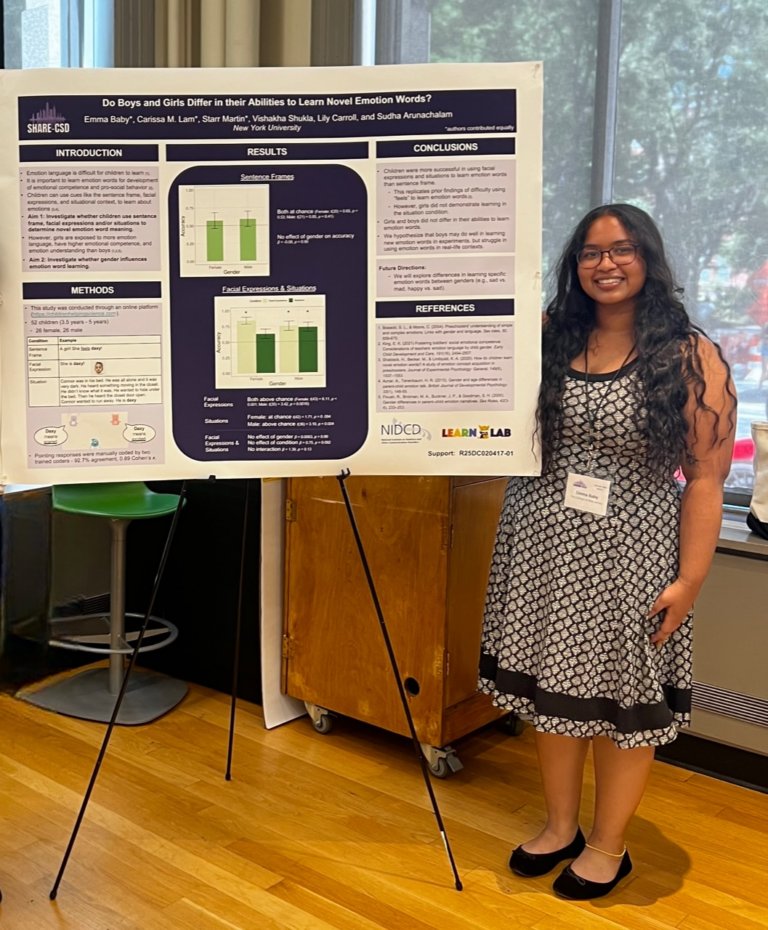 TCNJ senior Emma Baby played with emotions and language this summer as a research assistant at New York University’s LEARN — Language Experience and Acquisition Research at NYU — Lab. 

tcnj.edu/2024/09/17/sum…