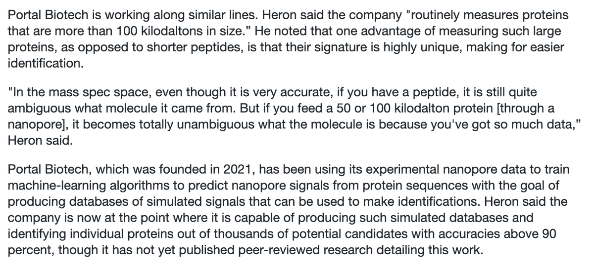 Nanopore proteomics is beginning to break wide open. 

A mass spec on every bench, and as easy and ubiquitous as gels and blots.