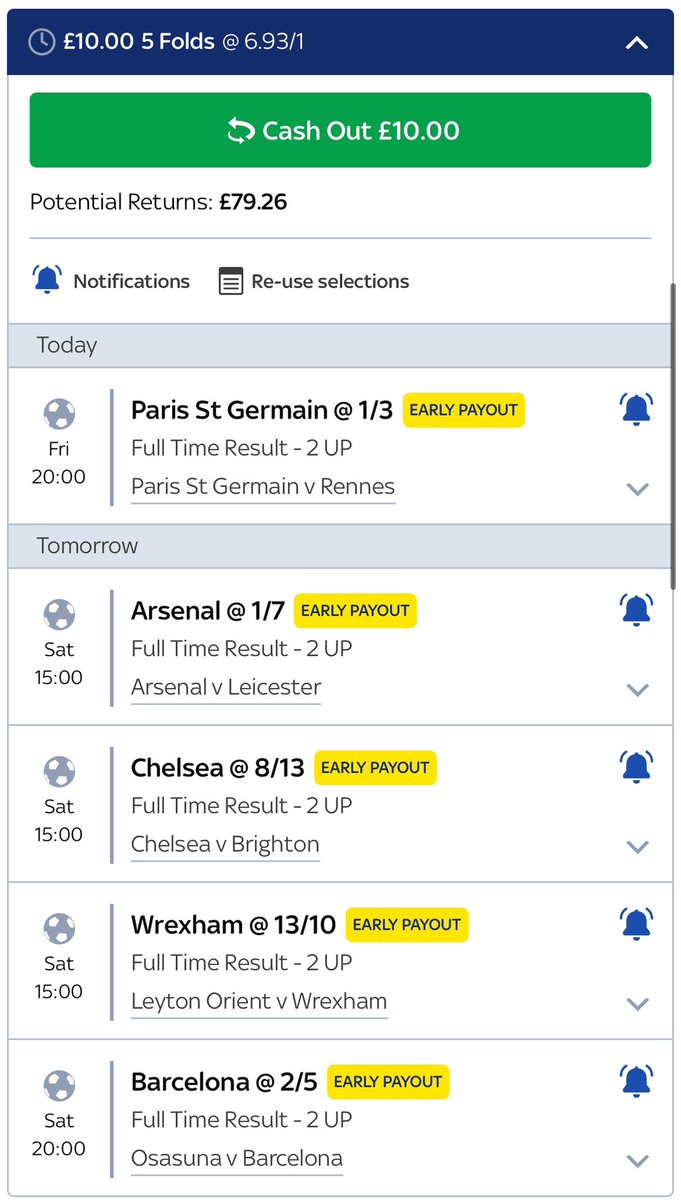 BetValues's tweet image. Weekend Acca 🔒 ❤️