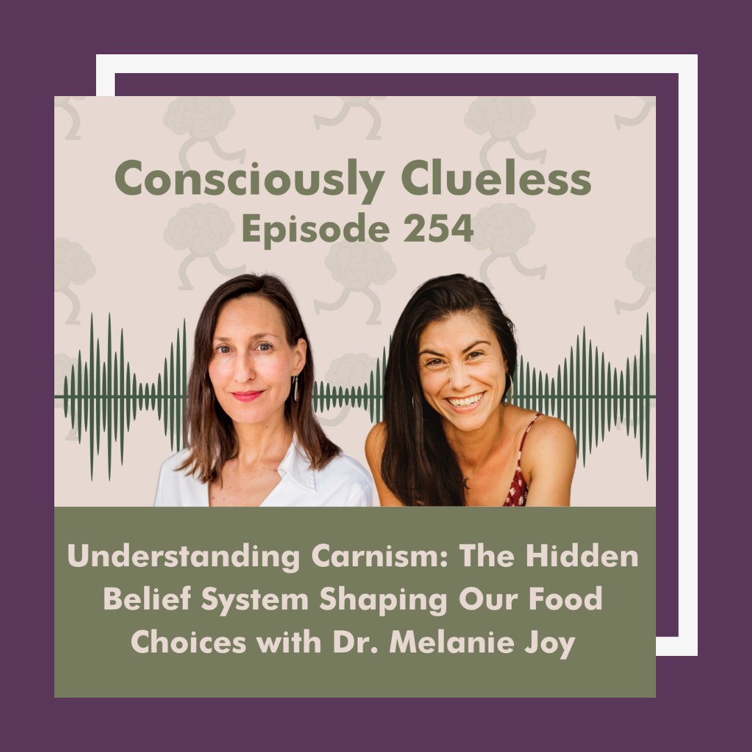 📢 I was recently interviewed by Carly Jean Puch on the Consciously Clueless podcast. 🎙️

To hear Carly and me chat about carnism, my journey to veganism, and much more, check out the episode at bit.ly/MJConsciouslyC…! 🎧 #veganpodcast #veganism #carnism