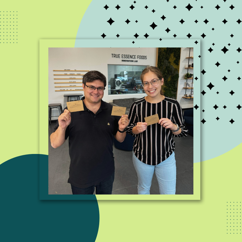 Ending September on a high note with a fun team game 🎉 Big congrats to Justin Otani and Rosa Trippel who took home Sidedoor Bagel gift cards after some friendly competition. A great way to wrap up the month and celebrate our team wins!