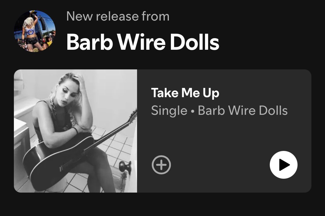 They were signed personally by Lemmy himself and today they released an acoustic song that is unlike them. A must listen for anyone going through struggles: open.spotify.com/album/6slwJmz8…