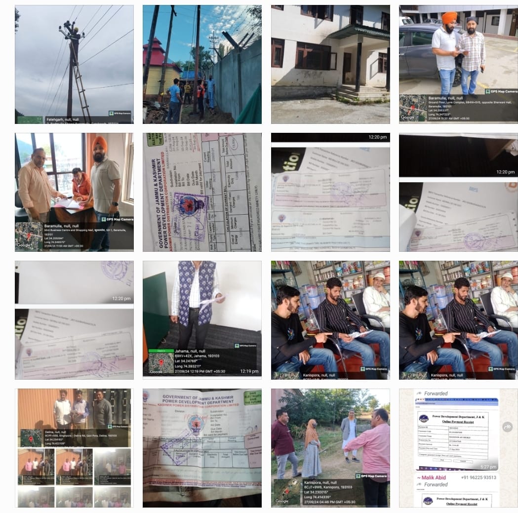 kpdcloffice's tweet image. #RevenueDrive
"Dedicated to excellence! Team #KPDCL working tirelessly to deliver top-notch services.
Inspection , disconnection and revenue realization drive across various sections of #ESDs📍 Baramulla Ist and IInd. Er Mohammad Shafi Khan, SDO 
@diprjk @OfficeOfLGJandK