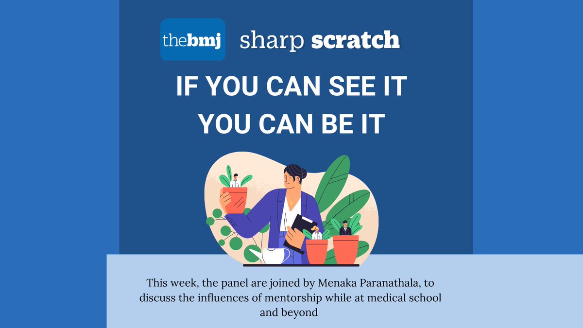 BMJ Student (@bmjstudent) on Twitter photo 📣 Have you listened to this week's #SharpScratch yet?
Join <a href="/eabhaaa/">eabhalynn.bsky.social</a>, Anna Harvey, @georgethemedic along with expert guest <a href="/MenakaPara/">Menaka Fry</a> to discuss all things mentorship at medical school and beyond.
🎧 Apple: apple.co/3BQenPy
🎧 Spotify: spoti.fi/3LRkmbt 📣 Have you listened to this week's #SharpScratch yet?
Join <a href="/eabhaaa/">eabhalynn.bsky.social</a>, Anna Harvey, @georgethemedic along with expert guest <a href="/MenakaPara/">Menaka Fry</a> to discuss all things mentorship at medical school and beyond.
🎧 Apple: apple.co/3BQenPy
🎧 Spotify: spoti.fi/3LRkmbt