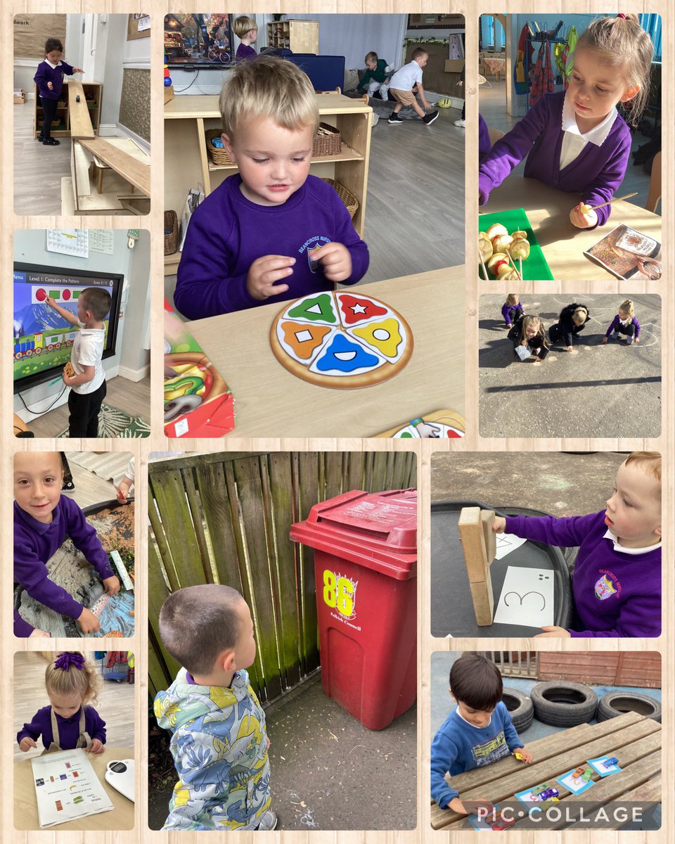 We’ve also been developing our number recognition skills whilst out in the community. With our interest of animals we have been measuring them and identifying the different heights. #MathsWeekScot @mathsweekscot
