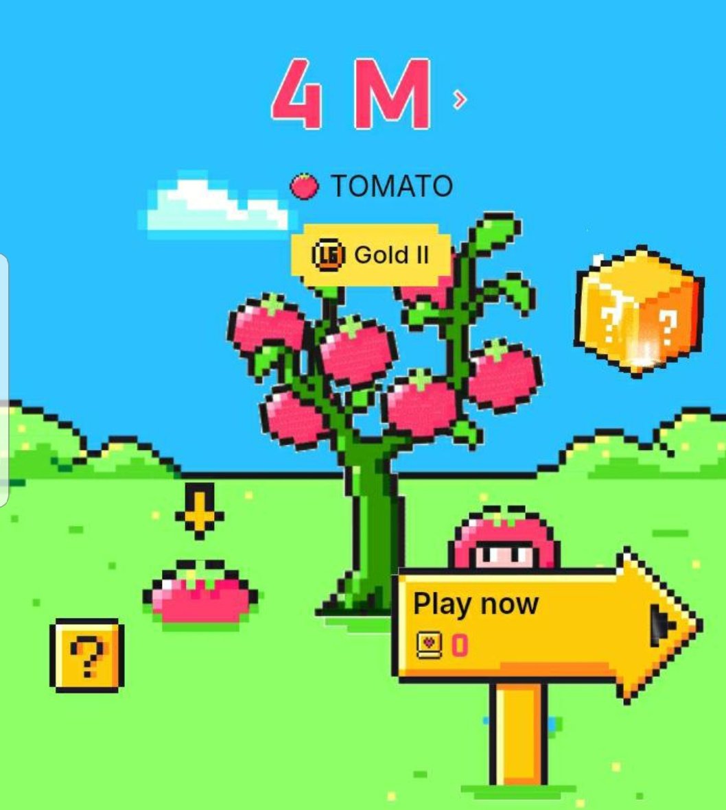 Cryptofamily_CF's tweet photo. 📍TOMARKET 🩷

TG Mining you must take it seriously. Listing October . No tapping,  No stress. Not like hamster, not at all.  It is  A  No STRESS mining.

REGISTER 👉🏻 https://t.co/YKQ4ukRYbd

 🍅 TOMATO 

 🍅 TOMATO! https://t.co/t0Hz9SNUaq