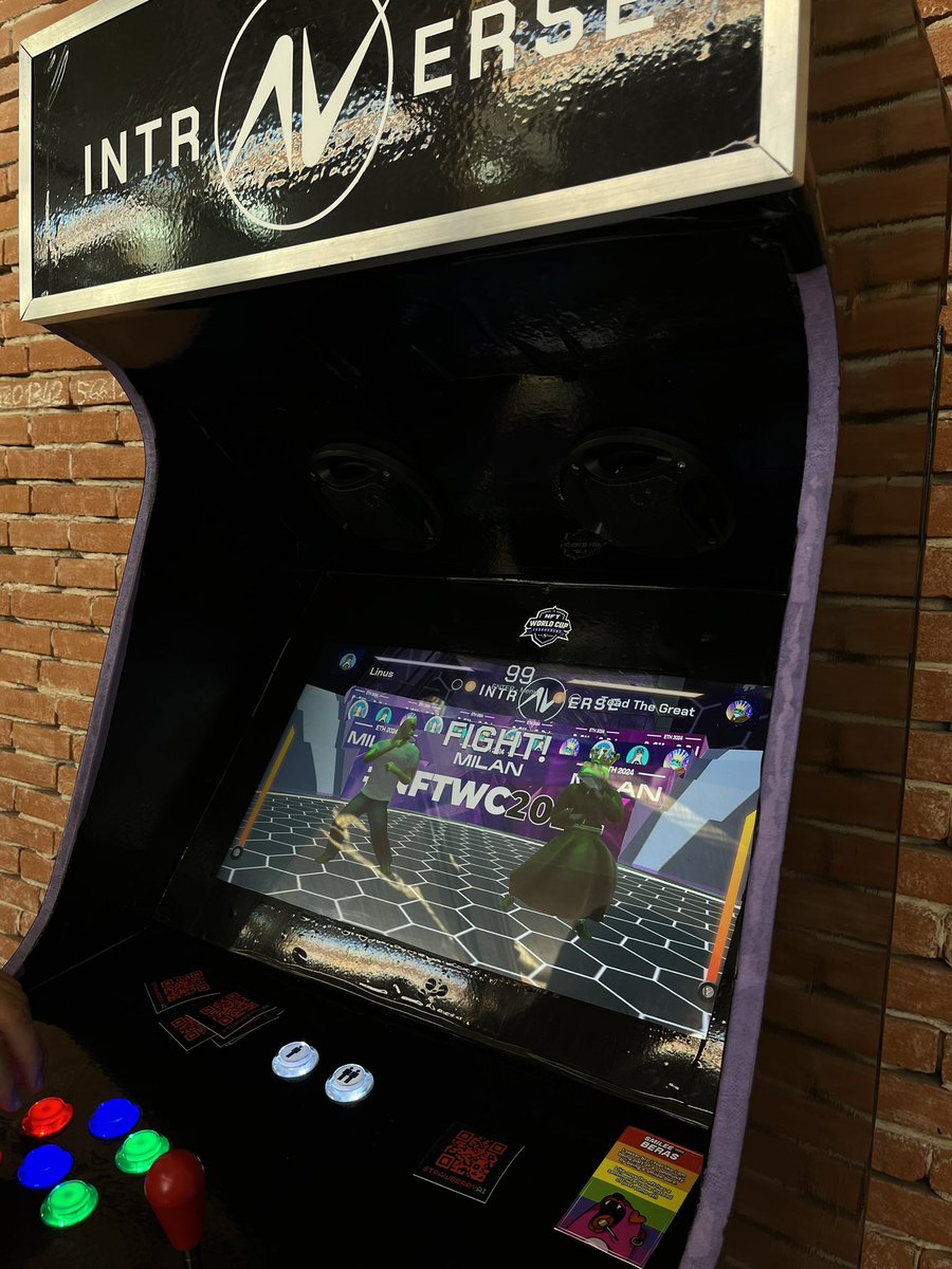 intraVerse_Game's tweet photo. Something exciting is brewing…👀 
A little sneak peek came out here at @eth_milano🕹️ 

Avatars have something in common, can you guess what? 👇 

Stay tuned, big reveals next week! 🔜 https://t.co/gumwIFuBuz