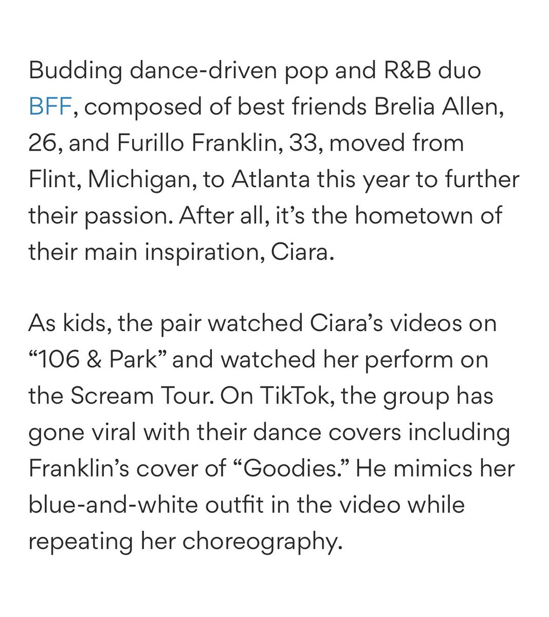 ThisIzBFF's tweet image. Got to sit down and talk to @deasia_paige over at @ajcnews about the 20th anniversary of @ciara #Goodies . Such a full circle moment. Ciara has impacted and inspired us musically and visually. Thank you so much! And stream “Yup! We Did It Anyway” out now! vyd.co/YupWeDidItAnyw…