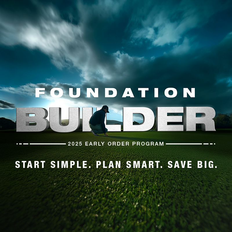 BASFTurf_us's tweet photo. Build a strong foundation for your course and earn rebates up to 33% when you order in October. Start simple, plan smart, and save big with the 2025 BASF Early Order Program.