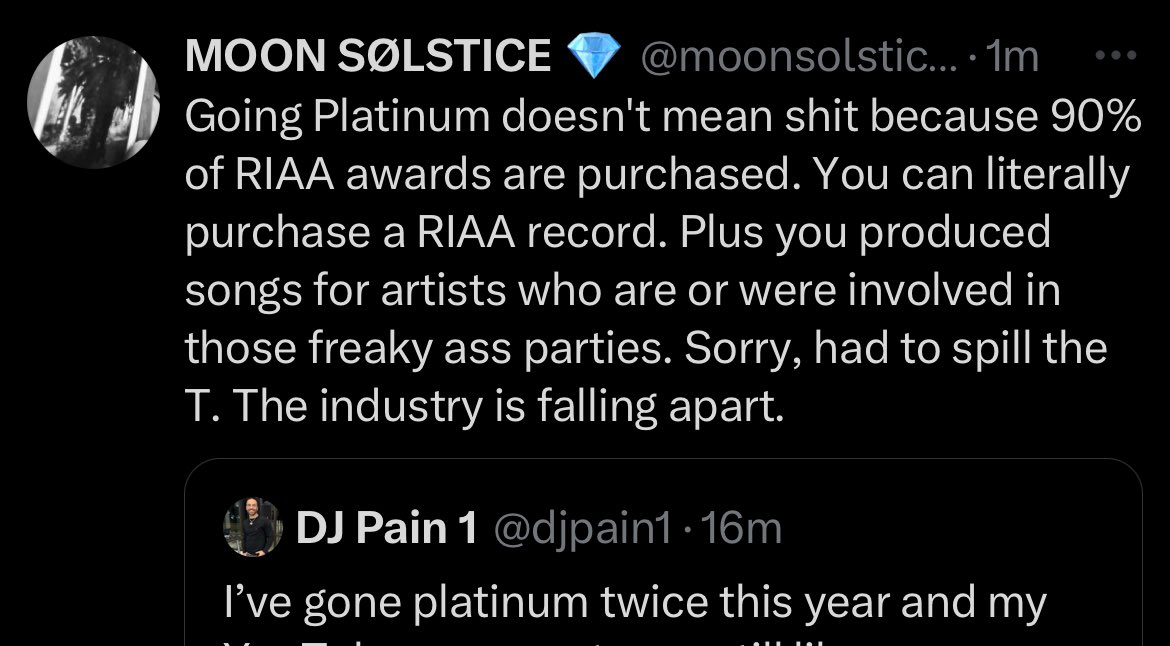 djpain1's tweet photo. When I say the producer community is toxic, this is what I mean https://t.co/Tu1qNq2ZnH