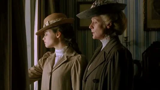 “The signora distinctly wrote, South rooms, with a view and close together, instead of which she has given us North rooms without a view and a long way apart.” 

Maggie Smith’s voice will forever be in my head.