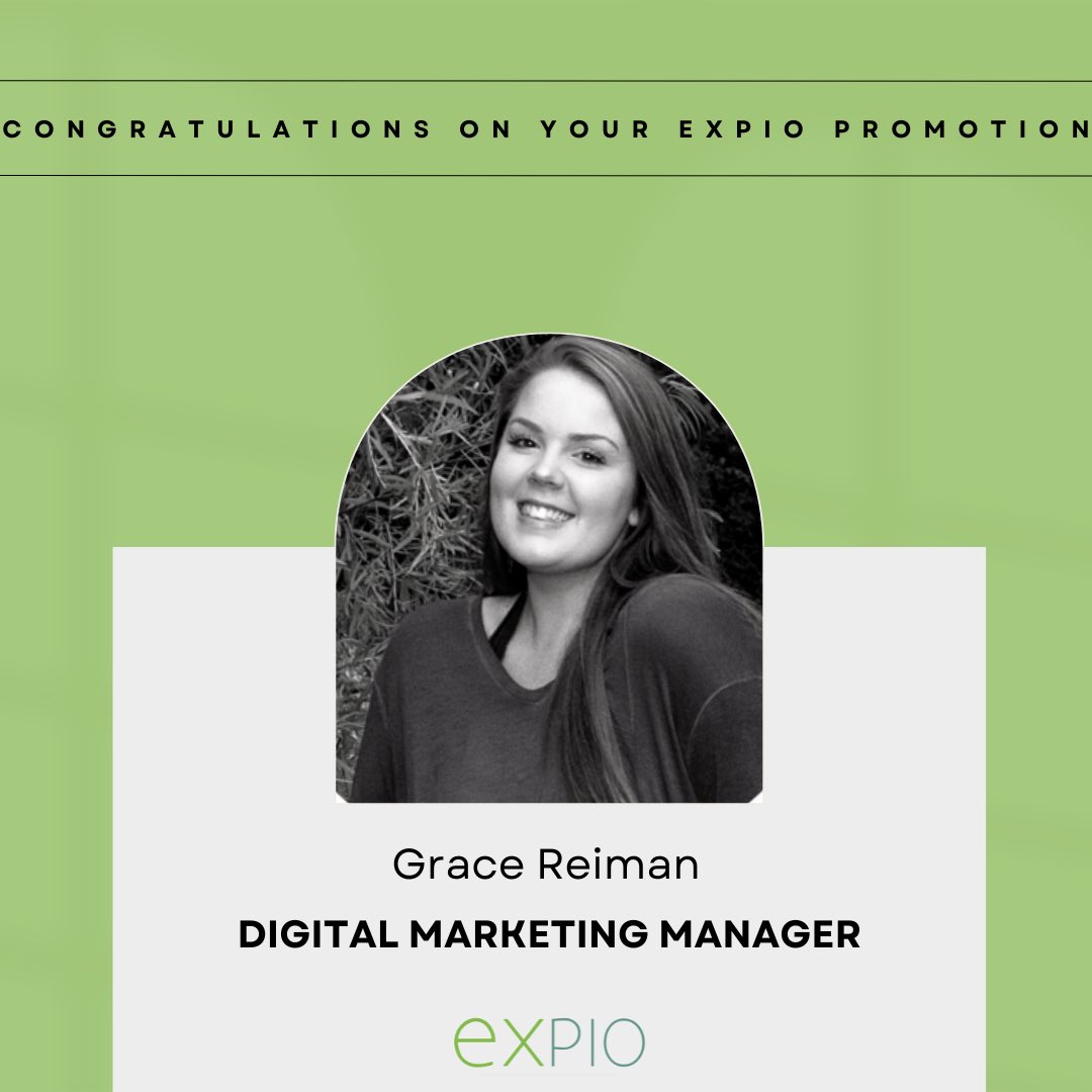 We’re proud to announce the promotion of our SEO expert Grace Reiman to Digital Marketing Manager! If you get the pleasure of working with Grace, you know she’s as awesome as we think she is!