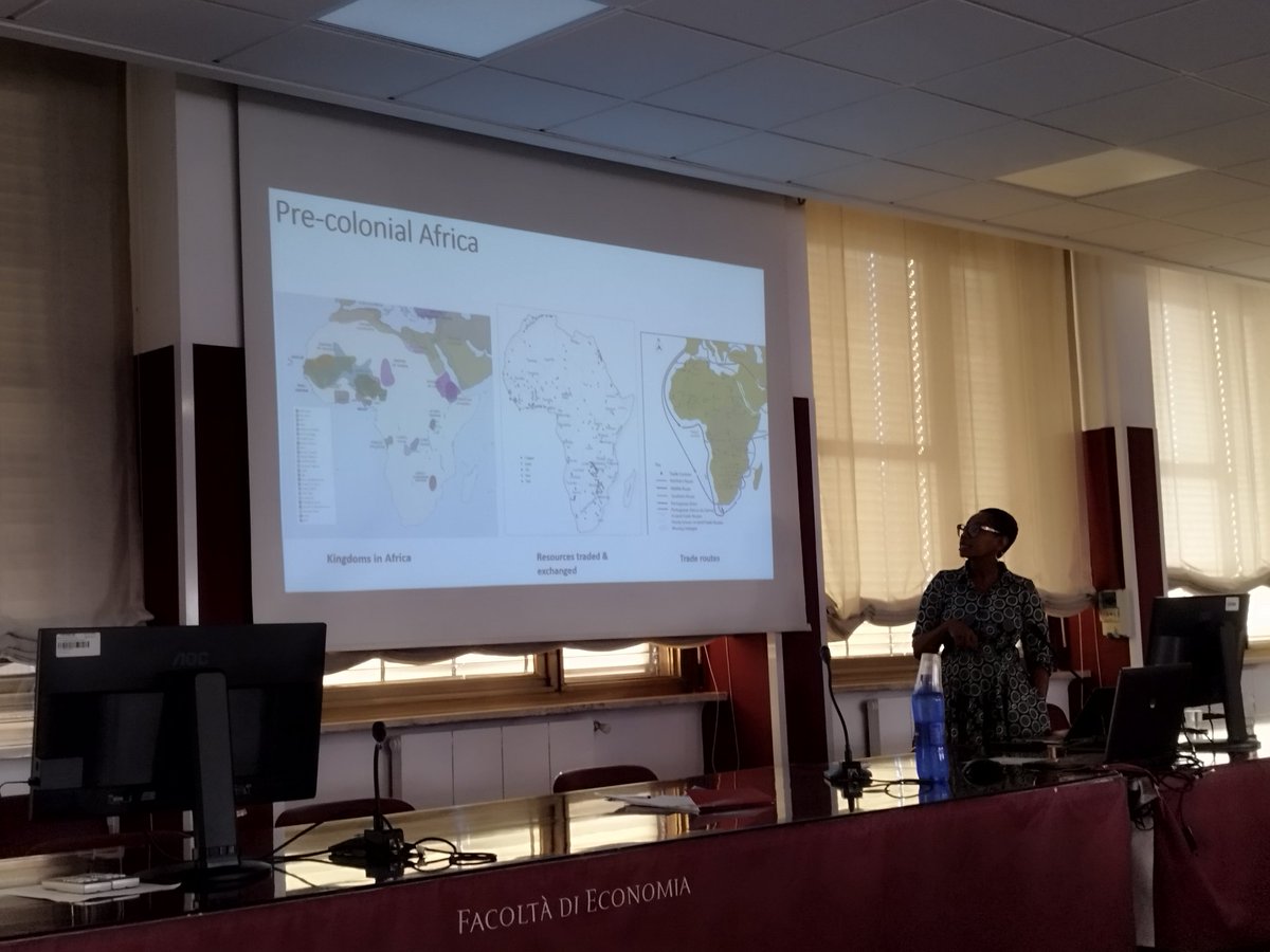 Alessandro De Cola (@ale_decola) on Twitter photo Carolyn Chisadza giving the final keynote at the 17th <a href="/AfEconHis/">African Economic History Network (AEHN)</a> meeting in Rome. Carolyn Chisadza giving the final keynote at the 17th <a href="/AfEconHis/">African Economic History Network (AEHN)</a> meeting in Rome.