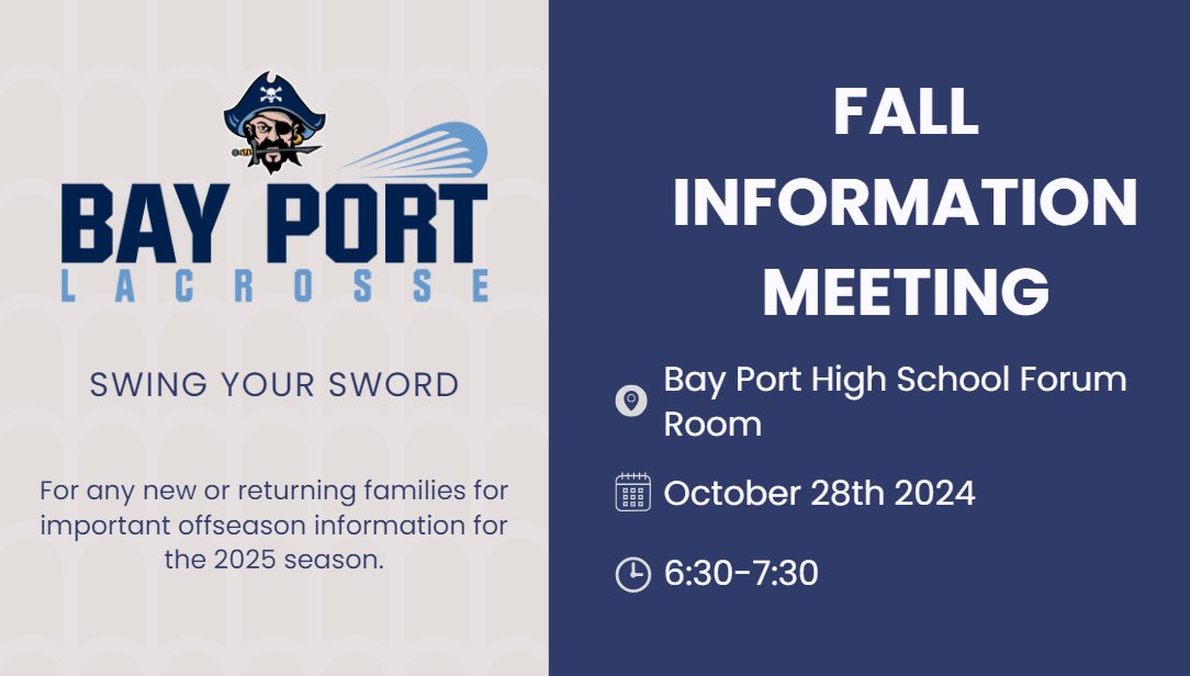 Bay Port Lacrosse tweet media