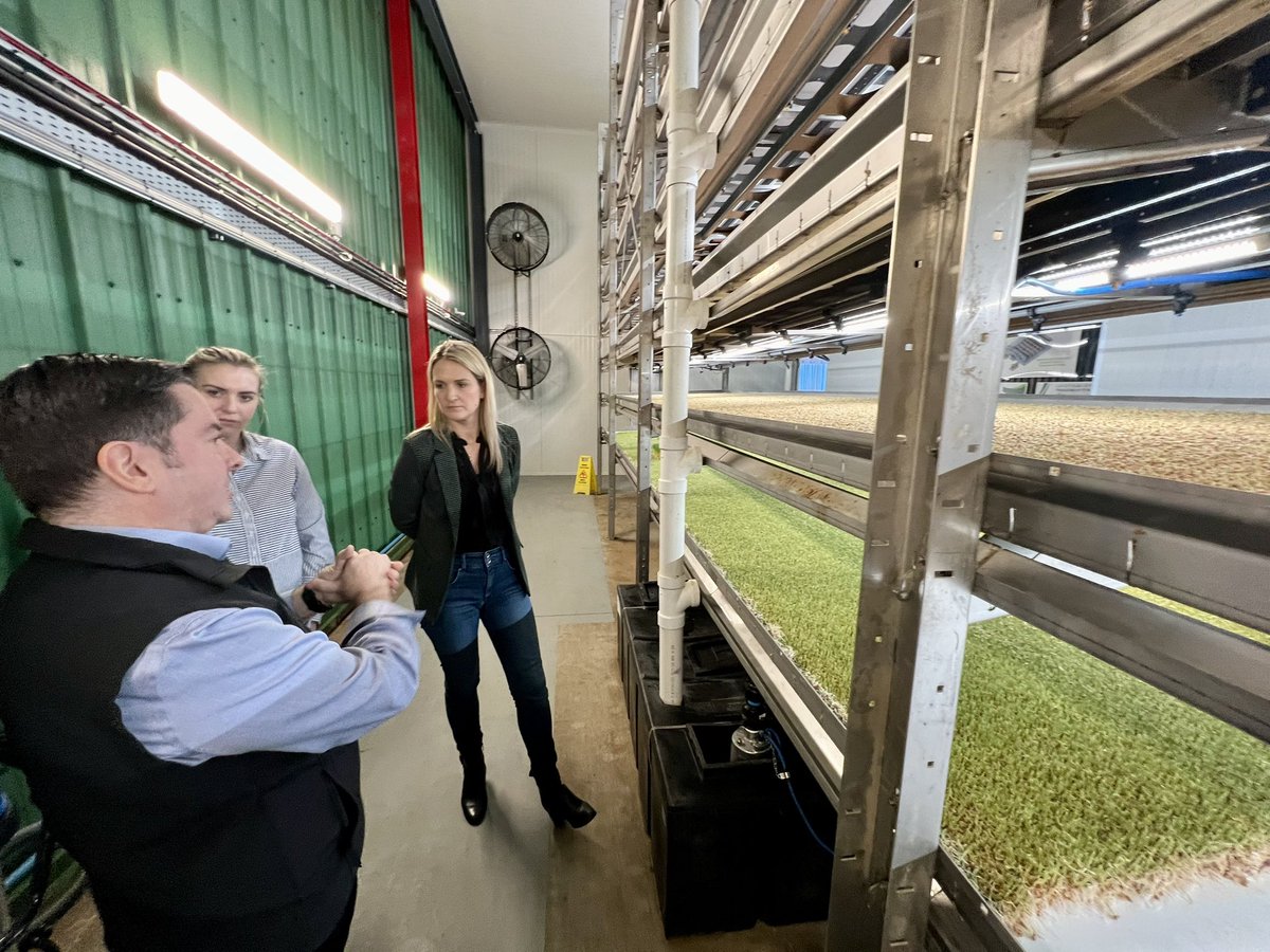 Huge tnx to #FioreMacari #AgrotopiaIreland for giving myself &amp; Minister <a href="/HMcEntee/">Helen McEntee TD</a> a tour of this exciting new project today which is located in the heart of the #BoyneValley #FoodInnovationDistrict - lnkd.in/efyjC6HS #InnovationValleys #BVFID <a href="/McConalogue/">Charlie McConalogue</a> #VerticalFarming