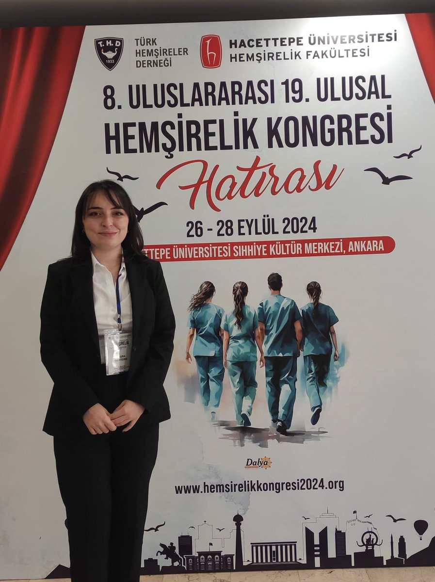 🗣️  Büşra Göktürk, Research Assistant in our Department of Demography, has delivered an oral presentation titled "Exploring the Migration Mechanisms of Nurses: A Qualitative Study." in the Hacettepe University 8th International and 19th National Nursing Congress 🩺