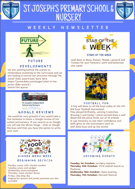 StJosephsNG1's tweet photo. Here is this week's newsletter: https://t.co/SeRayBzqXW