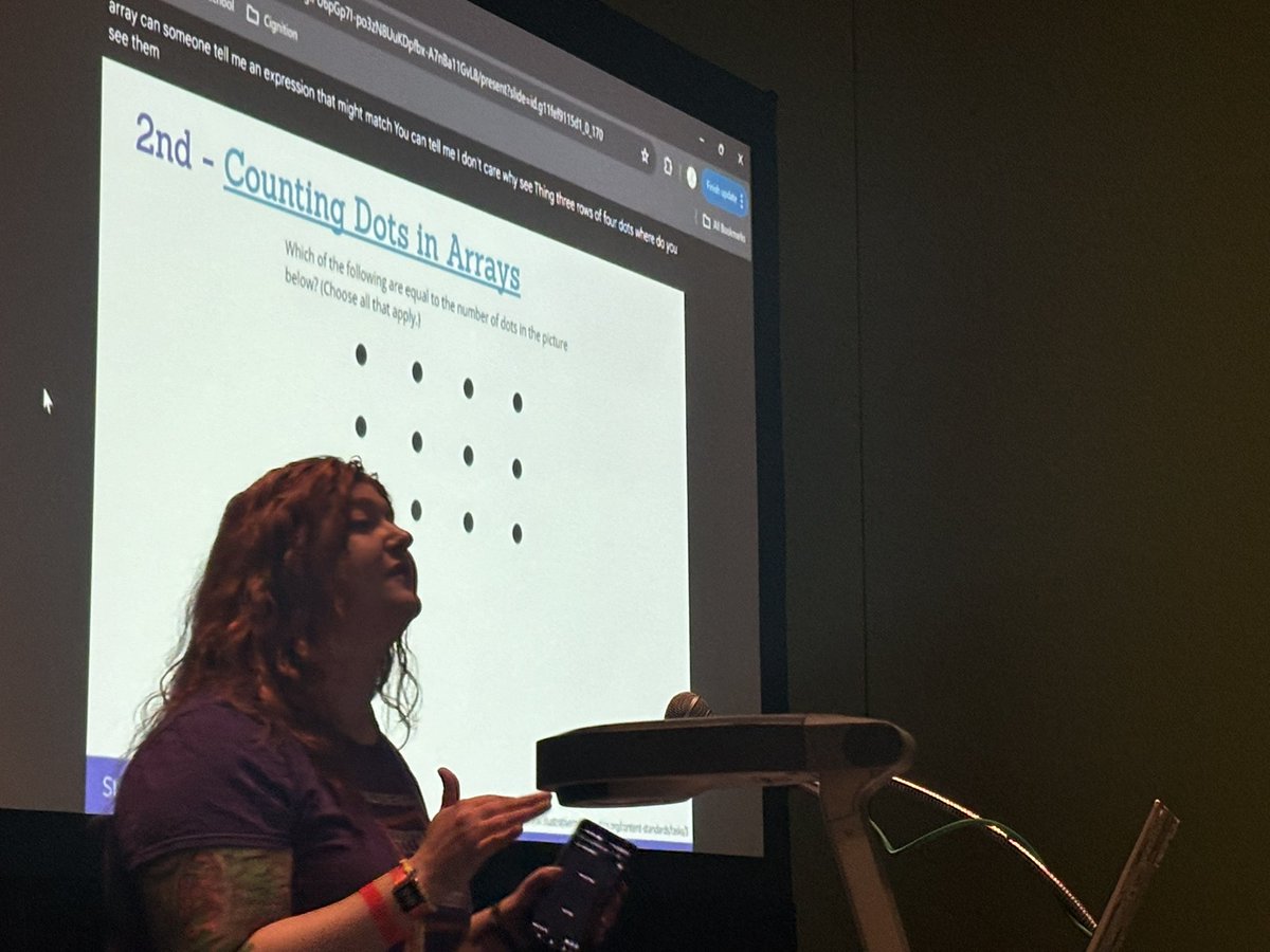 Ella Hereth (@mshereth) on Twitter photo It’s such a joy to watch <a href="/Sneffleupagus/">Shelby is on bsky 💗💜💙</a> present on elementary math for secondary teachers. Especially thinking about the area model and how much it helps support the development of algebraic thinking. It’s such a joy to watch <a href="/Sneffleupagus/">Shelby is on bsky 💗💜💙</a> present on elementary math for secondary teachers. Especially thinking about the area model and how much it helps support the development of algebraic thinking.