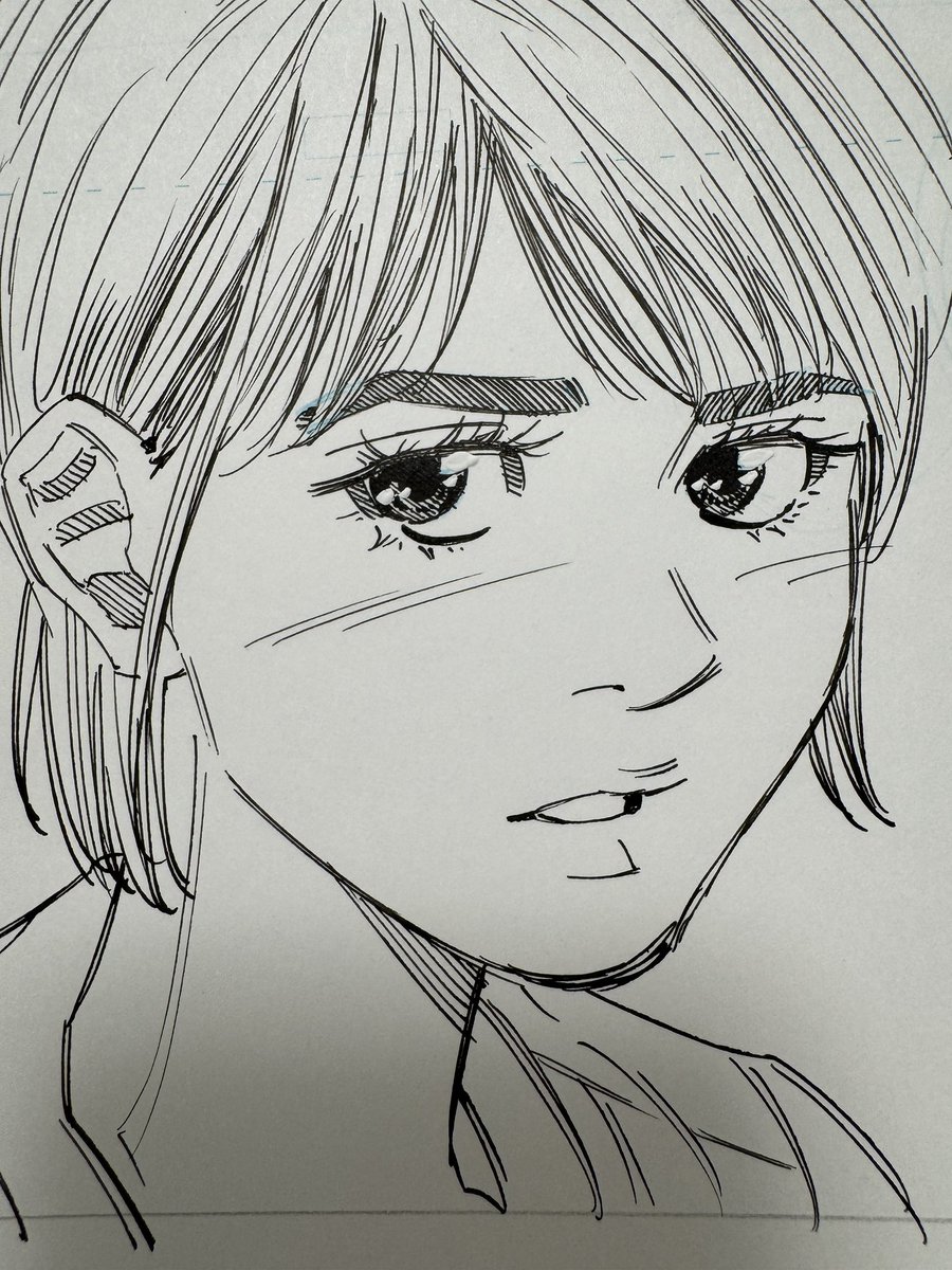 描くたびに顔が変わったっていいや
と思って描いてます。

マコト、かをり。

BUNGO402話ペン入れ完了。
明日スタッフさんに仕上げてもらいます。 